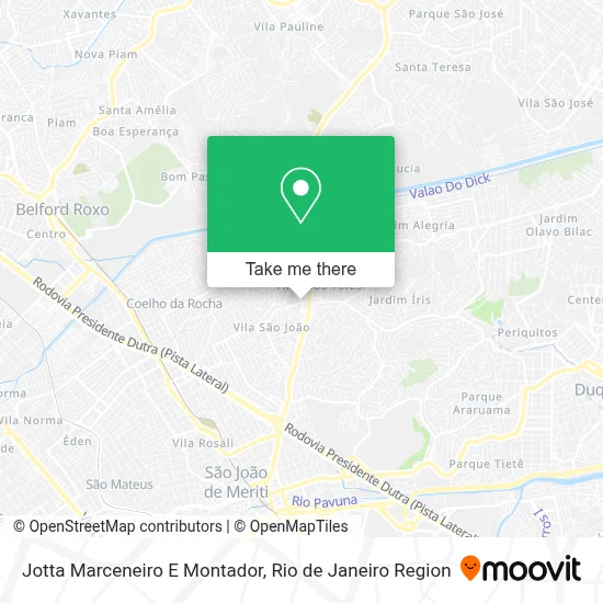 Jotta Marceneiro E Montador map