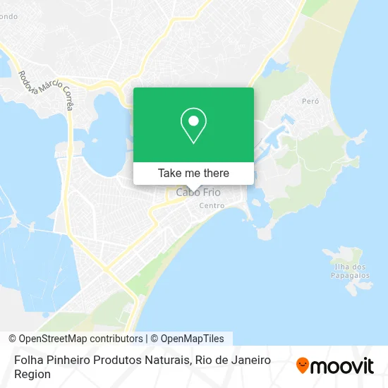 Folha Pinheiro Produtos Naturais map