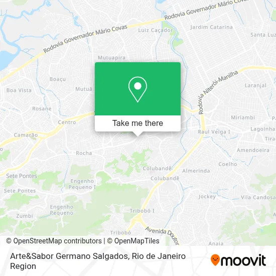 Arte&Sabor Germano Salgados map