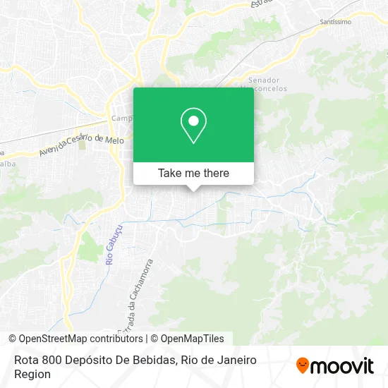 Rota 800 Depósito De Bebidas map