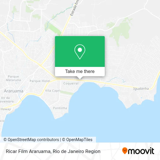 Ricar Film Araruama map