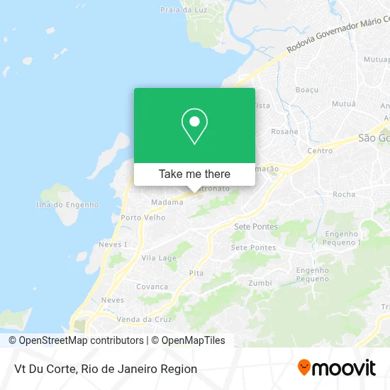 Vt Du Corte map