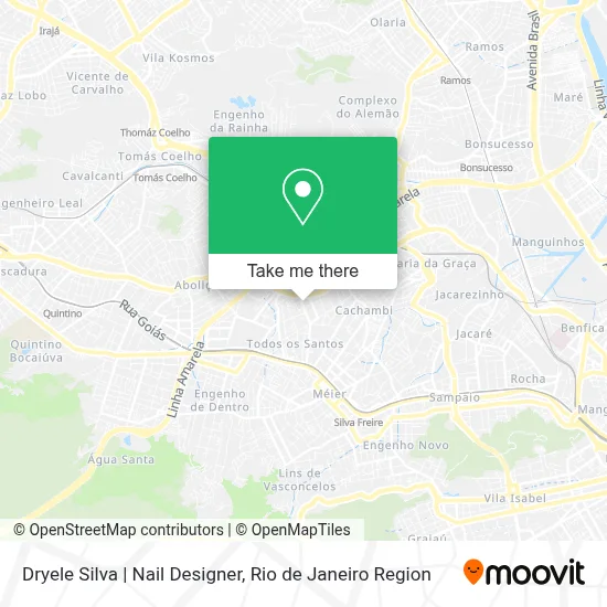 Dryele Silva | Nail Designer map