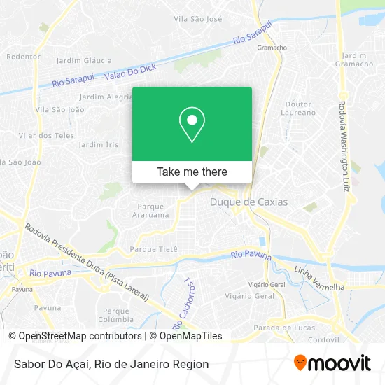 Sabor Do Açaí map