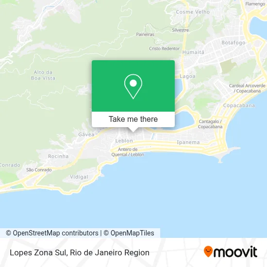 Lopes Zona Sul map
