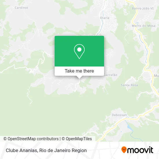 Clube Ananias map