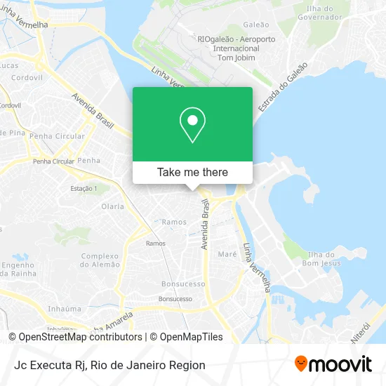 Jc Executa Rj map