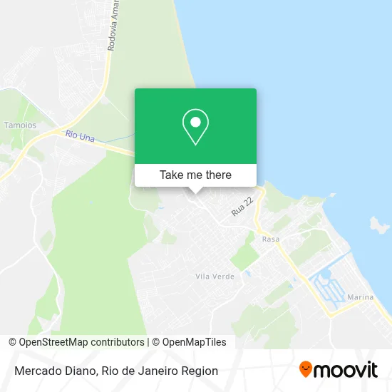 Mercado Diano map