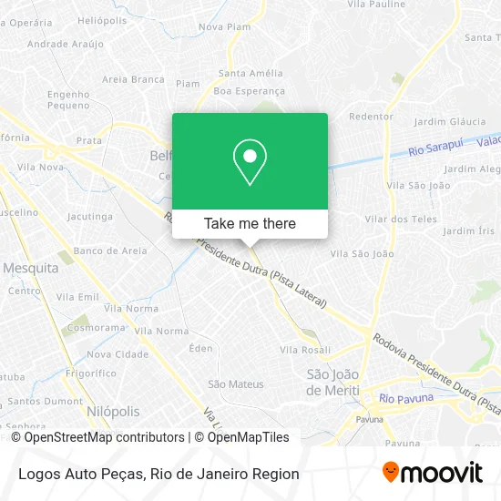 Logos Auto Peças map
