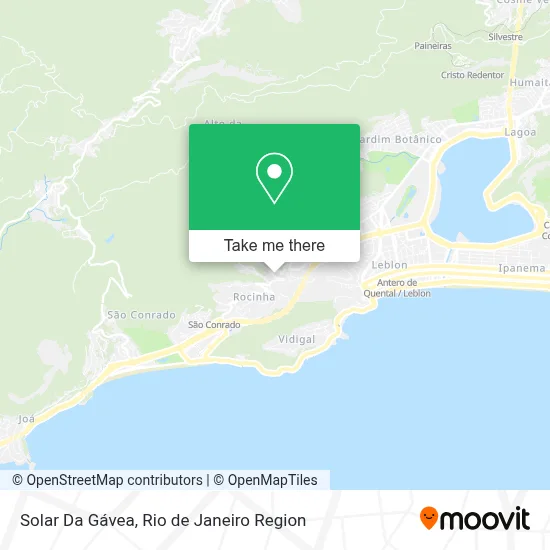 Solar Da Gávea map
