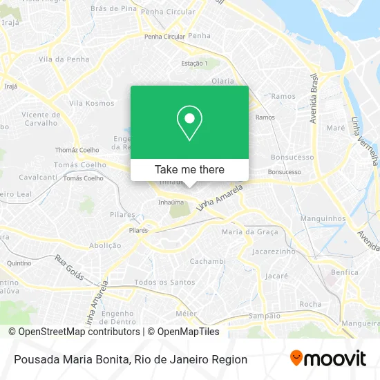 Pousada Maria Bonita map