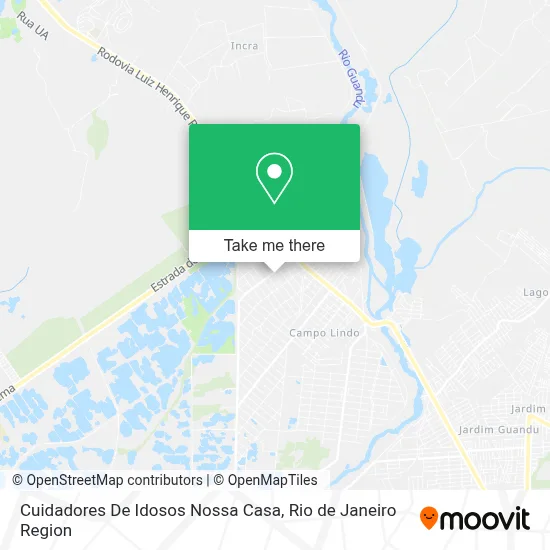 Cuidadores De Idosos Nossa Casa map