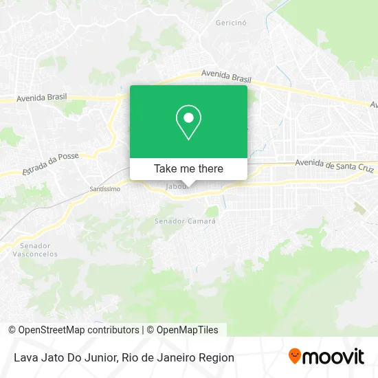 Lava Jato Do Junior map
