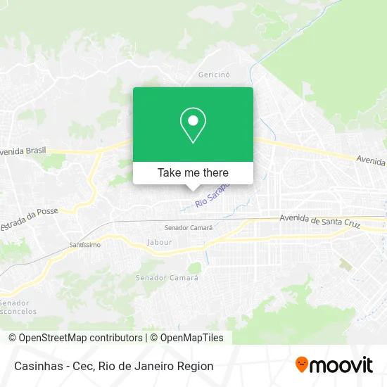 Casinhas  - Cec map