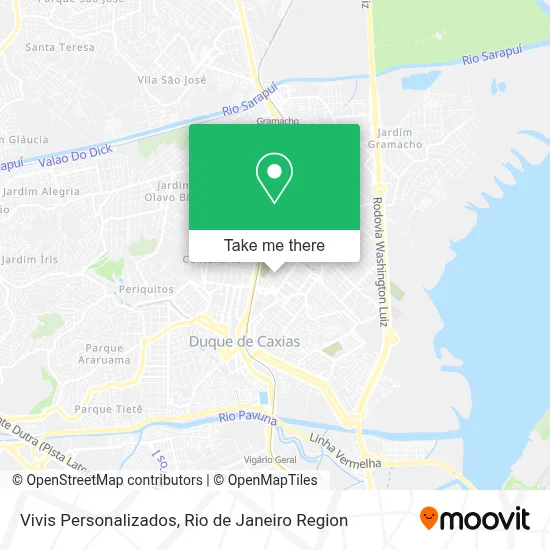 Vivis Personalizados map