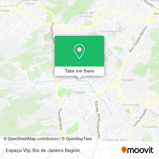 Espaço Vip map