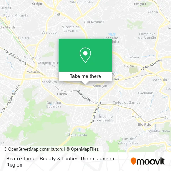 Beatriz Lima - Beauty & Lashes map