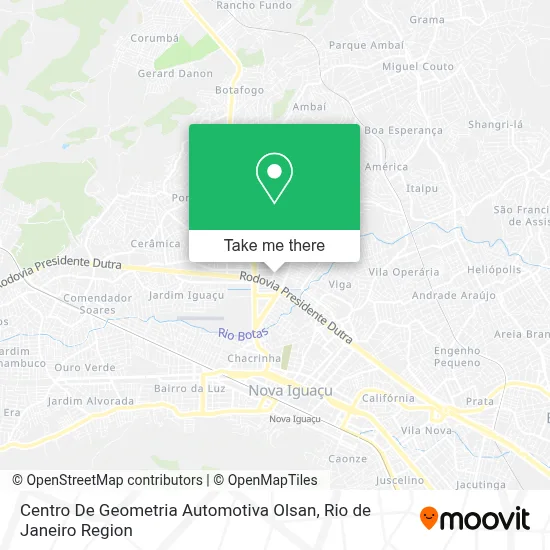 Centro De Geometria Automotiva Olsan map