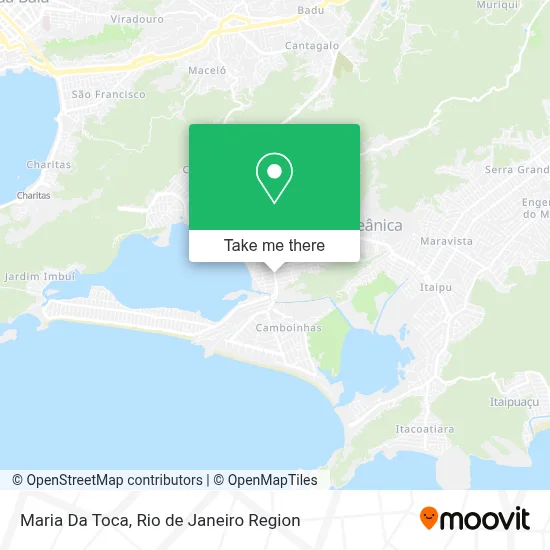 Maria Da Toca map