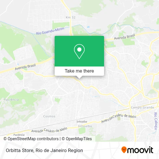 Orbitta Store map