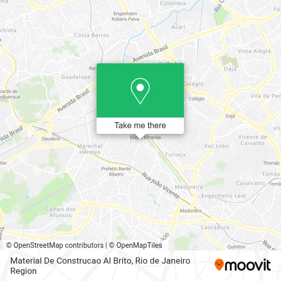 Material De Construcao Al Brito map