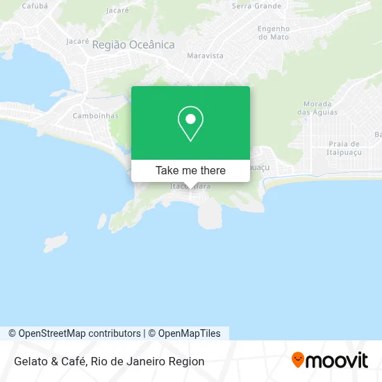 Gelato & Café map