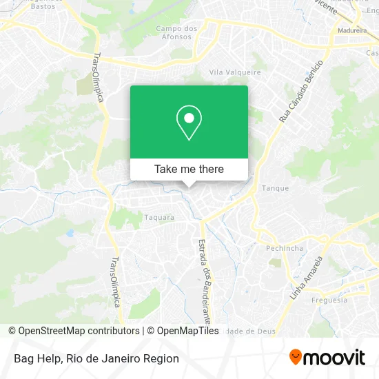 Bag Help map