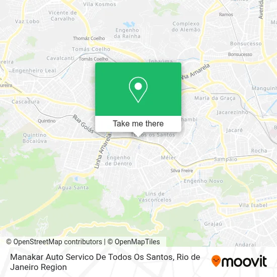 Manakar Auto Servico De Todos Os Santos map