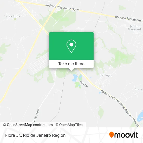 Flora Jr. map