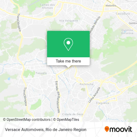 Versace Automóveis map