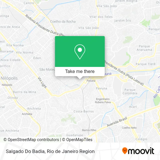 Salgado Do Badia map