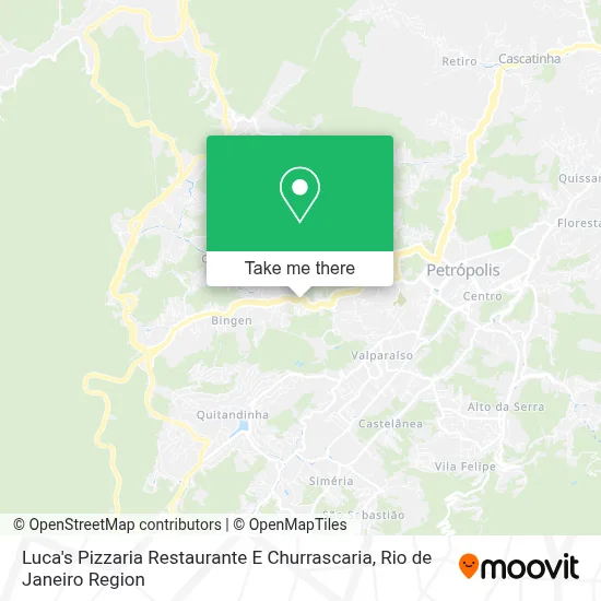 Luca's Pizzaria Restaurante E Churrascaria map