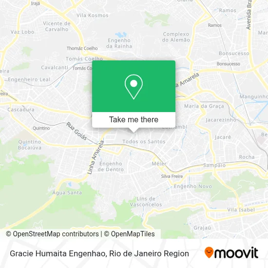 Gracie Humaita Engenhao map