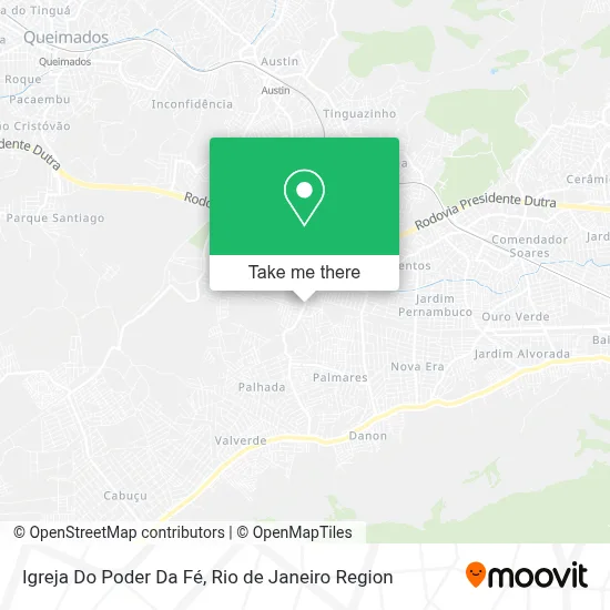Igreja Do Poder Da Fé map