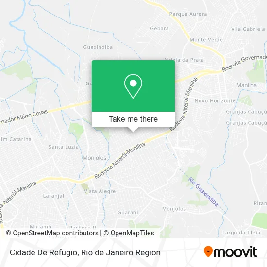 Cidade De Refúgio map