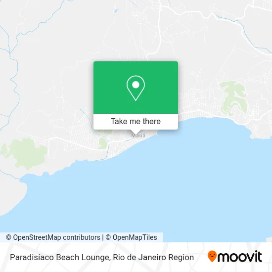 Paradisíaco Beach Lounge map