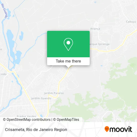 Crisameta map
