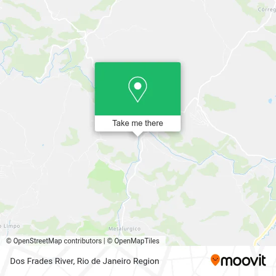 Dos Frades River map