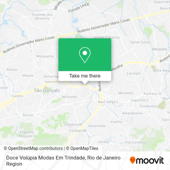 Doce Volúpia Modas Em Trindade map