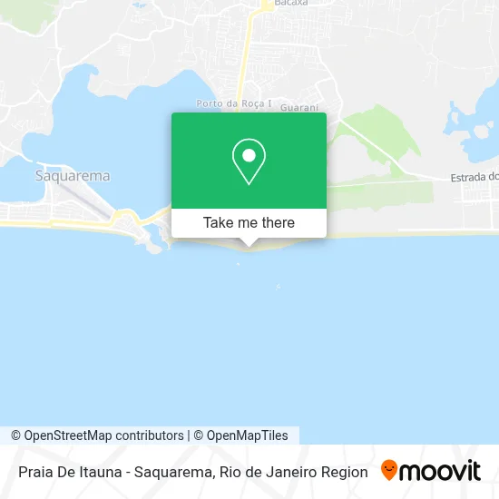 Praia De Itauna - Saquarema map