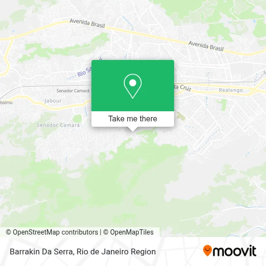 Barrakin Da Serra map