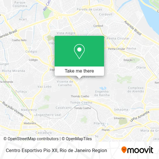 Centro Esportivo Pio XII map
