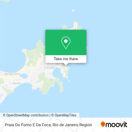 Praia Do Forno E Da Foca map
