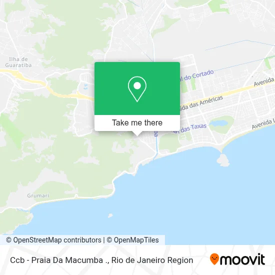Ccb - Praia Da Macumba . map