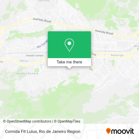 Comida Fit Lulus map