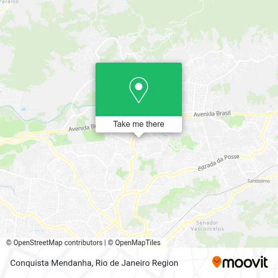 Conquista Mendanha map