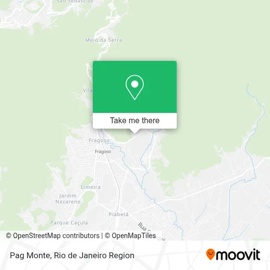 Pag Monte map