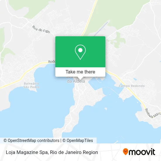 Loja Magazine Spa map