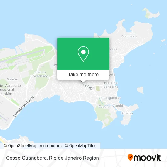 Gesso Guanabara map