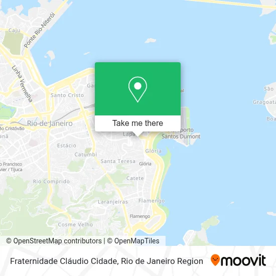 Fraternidade Cláudio Cidade map